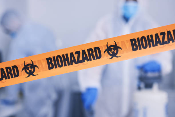 Professional Blood Cleanup technician working in Washington, NC